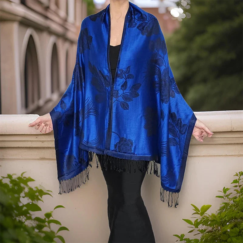 Femlion Ethnic Tassel Pashmina Shawl Wrap Neckerchief Stole 2024