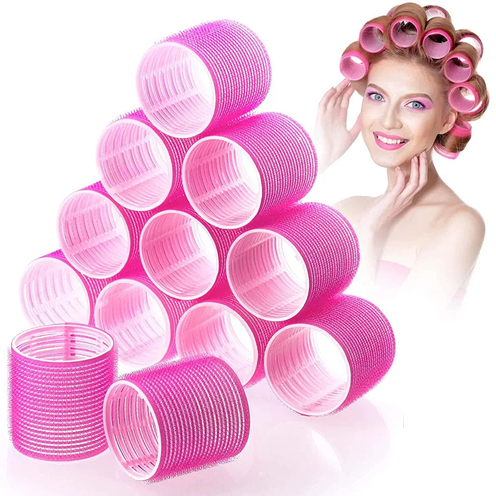 Femlion Self-Grip Hair Rollers for Heatless Hair Curling and Volume Boost