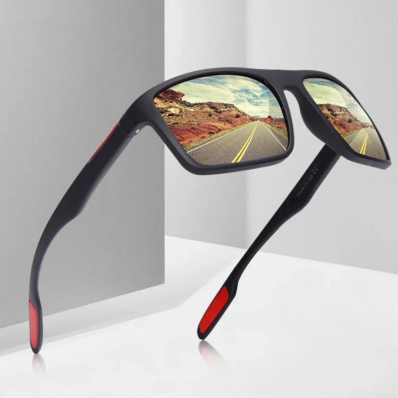 Femlion TR90 Polarized Hyperopia Prescription Men's Sunglasses Athletic Myopia Glasses