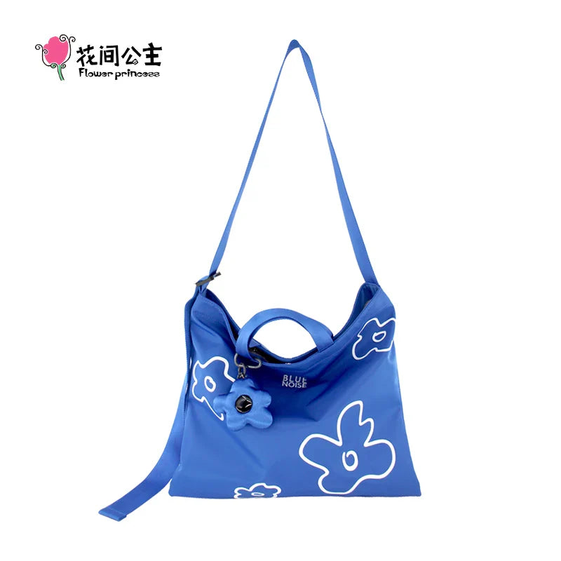 Femlion Blue Noise Tote Bag: Designer Trend Klein Blue Shoulder Crossbody for Women