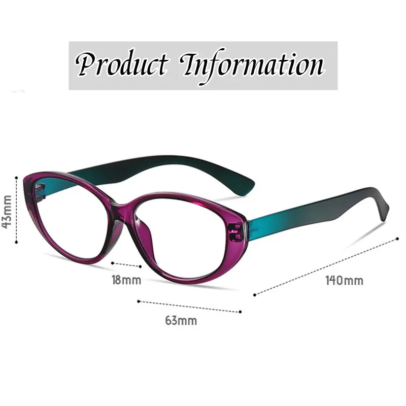 Femlion Vintage Anti-Blue Light Reading Glasses Diopter 0 to +4.0 Unisex Classic Eyeglass