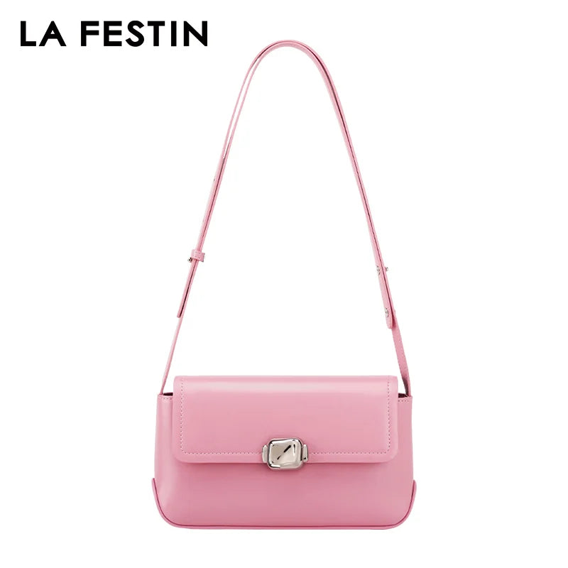 Femlion 2023 French Shoulder Crossbody Bag for Women, High-end Fashion Underarm Bag