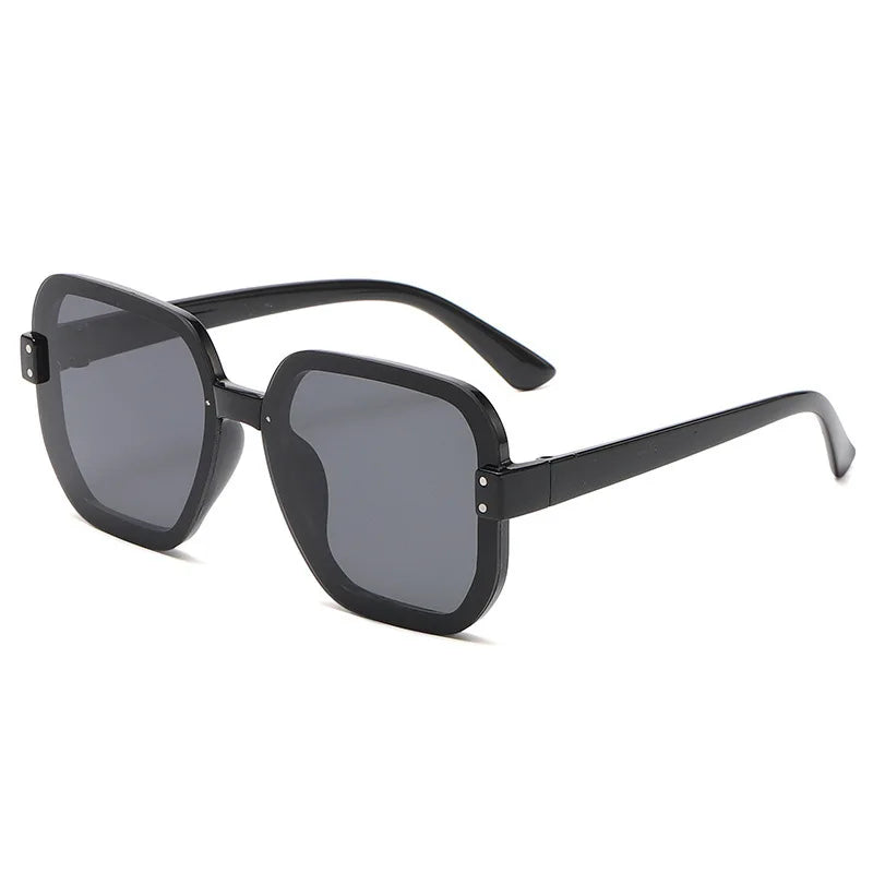 Femlion Vintage Square Gradient Sunglasses for Women