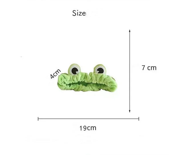 Femlion Cute Frog Plush Headband for Girls and Women