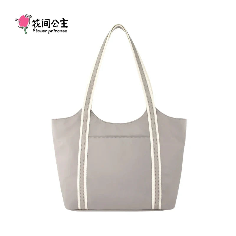 Femlion Flower Princess Nylon Shoulder Tote Bag: 2024 Winter Trend