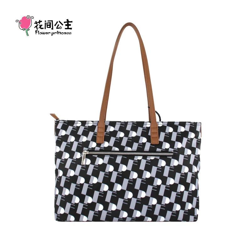 Femlion Flower Princess Tote Bag 2024 Trend Fashion Handbag for Women