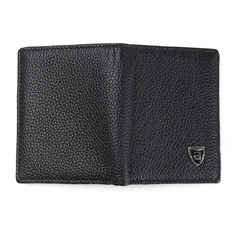 Femlion Genuine Leather Men's Wallet Slim Mini Purse Card Holder Money Bag