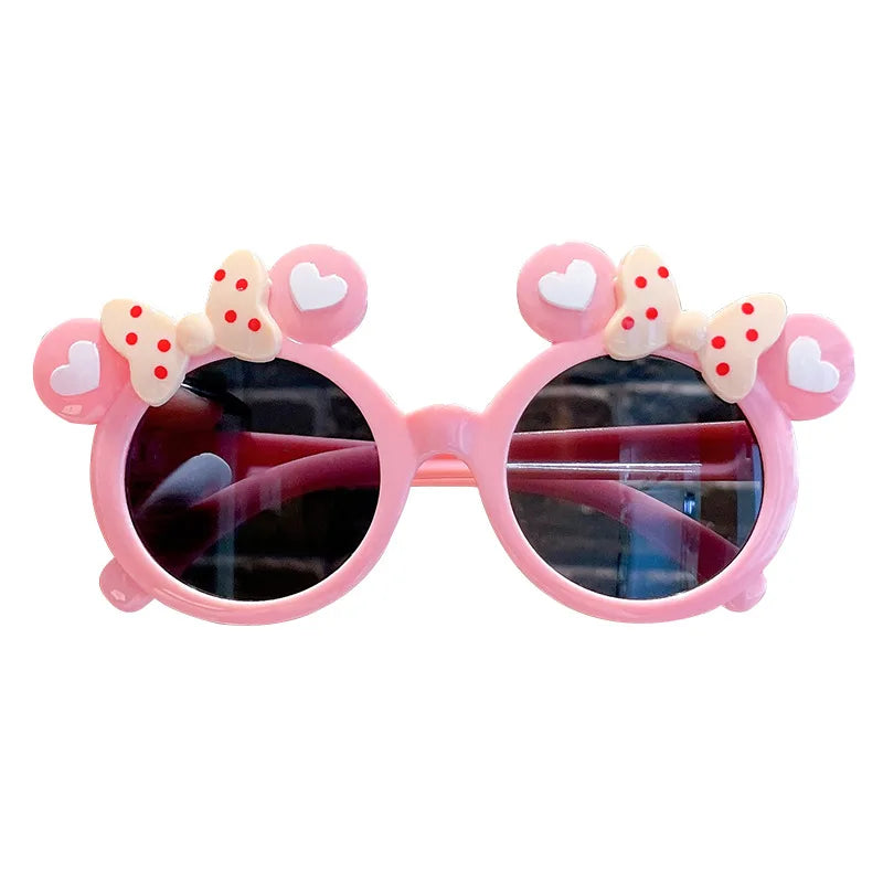 Femlion Kids Cartoon Sunglasses UV400 Protection Cute Outdoor Sport Shades