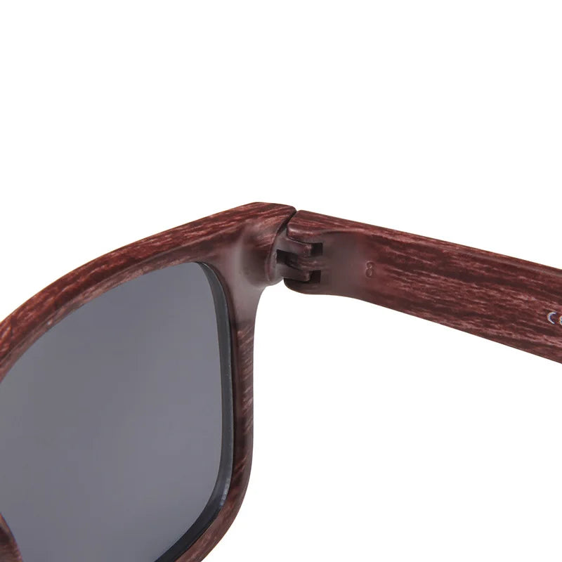 Femlion Wood Grain Men's Wooden Sunglasses Vintage UV Protection JHW1028