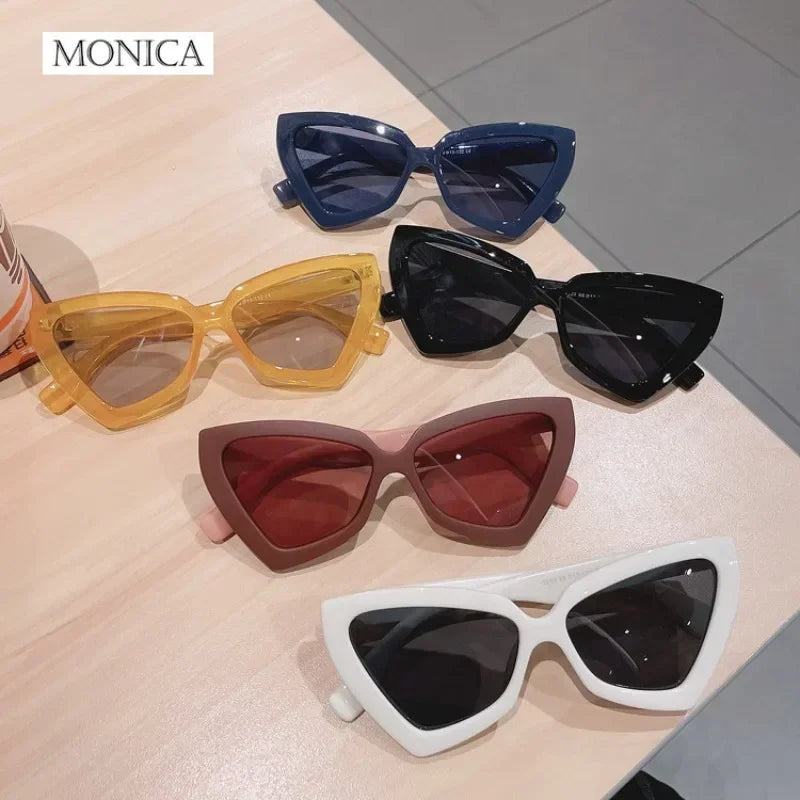 Femlion Cat Eye Sunglasses Stylish Designer Women's Sun Shades Luxury Eyewear Trend