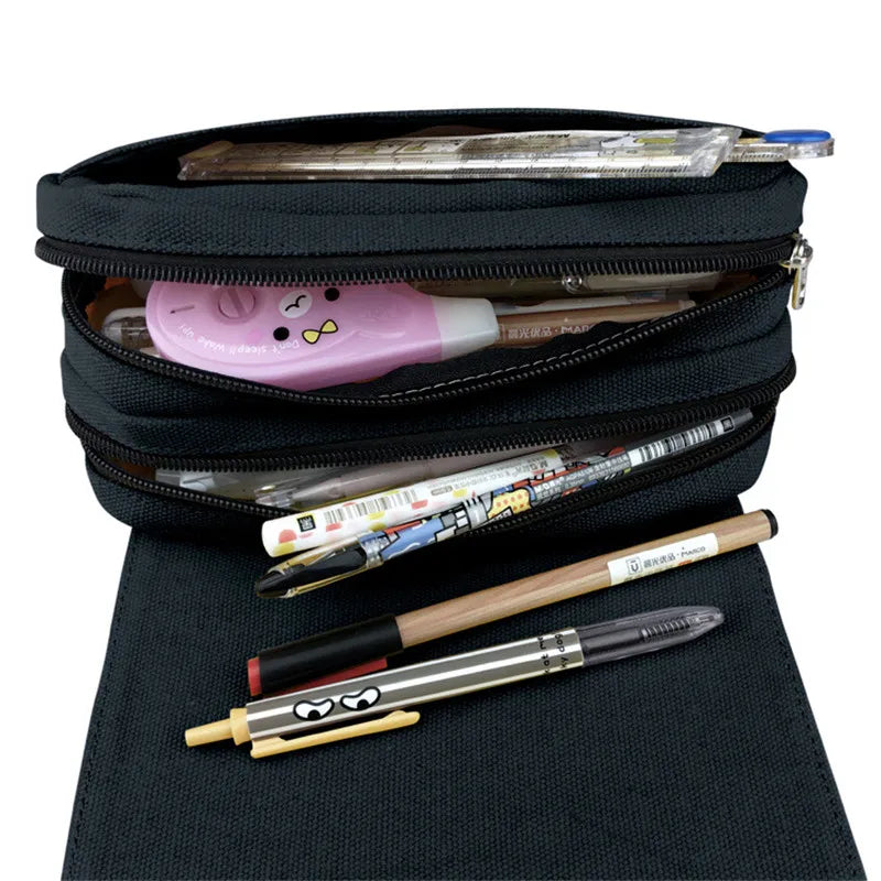 Femlion Supernatural Pencil Case & Wallet Bag for Students, Boys, and Girls