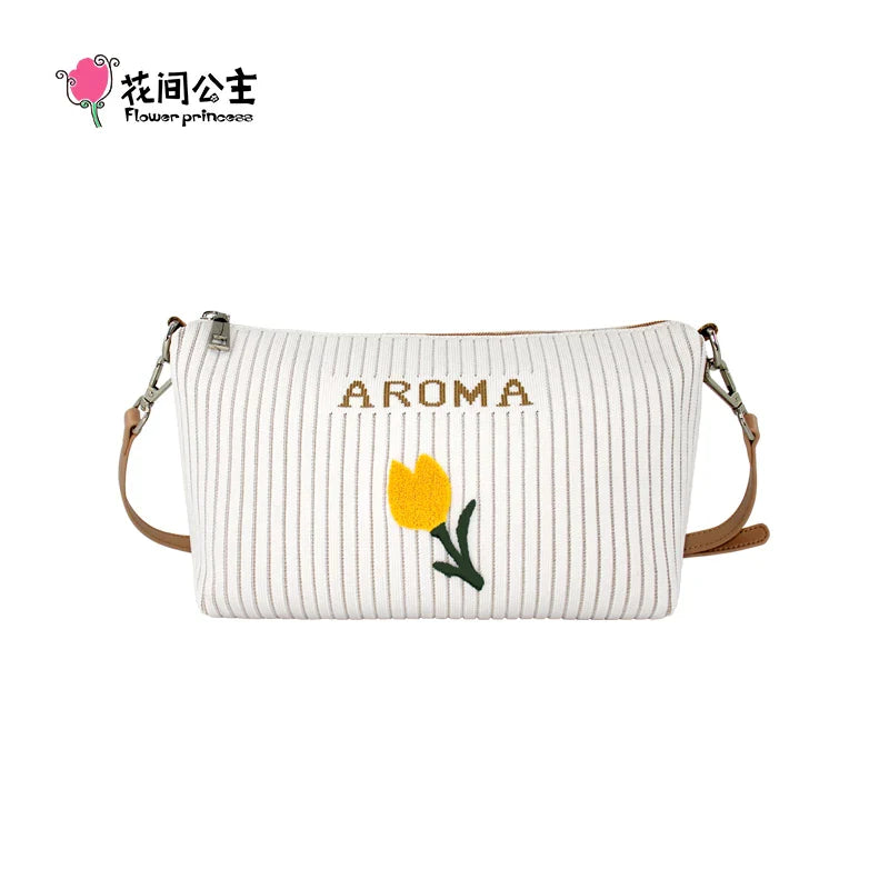 Femlion AROMA Knitted Shoulder Bag 2024 Trend Female Crossbody Messenger for Women