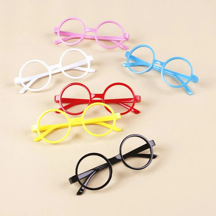 Femlion Kids Round Glasses Frame - Fashionable Accessories for Little Ones