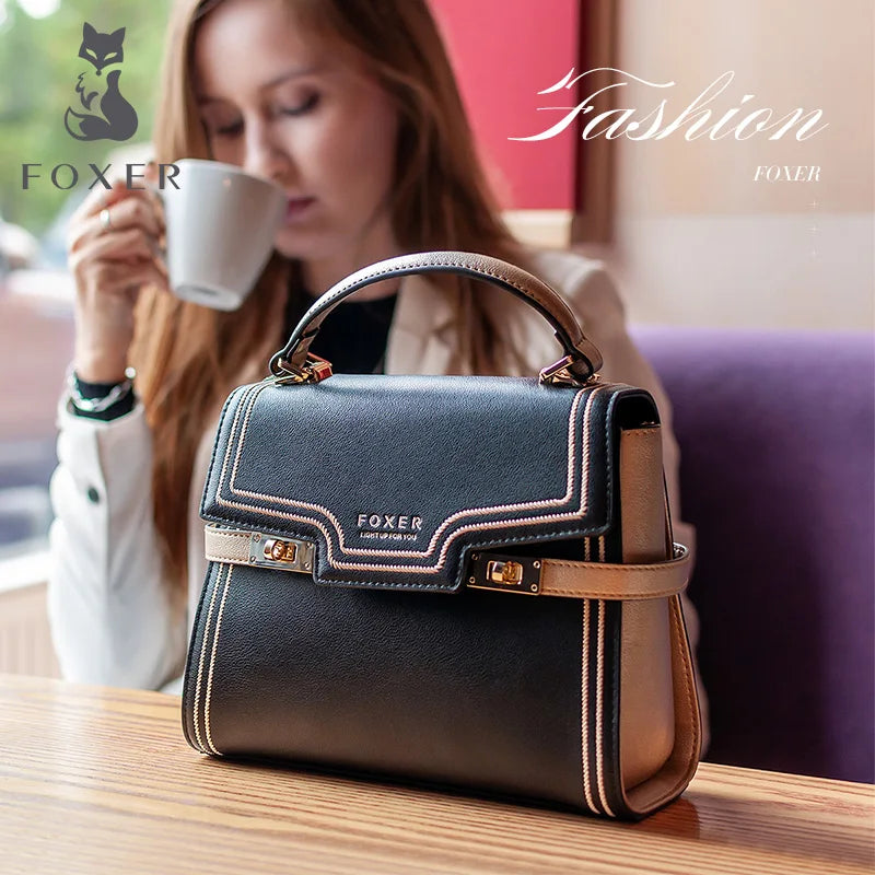 Femlion Elegant Crossbody Bag for Women | Stylish Leather Shoulder Handbag with Flap