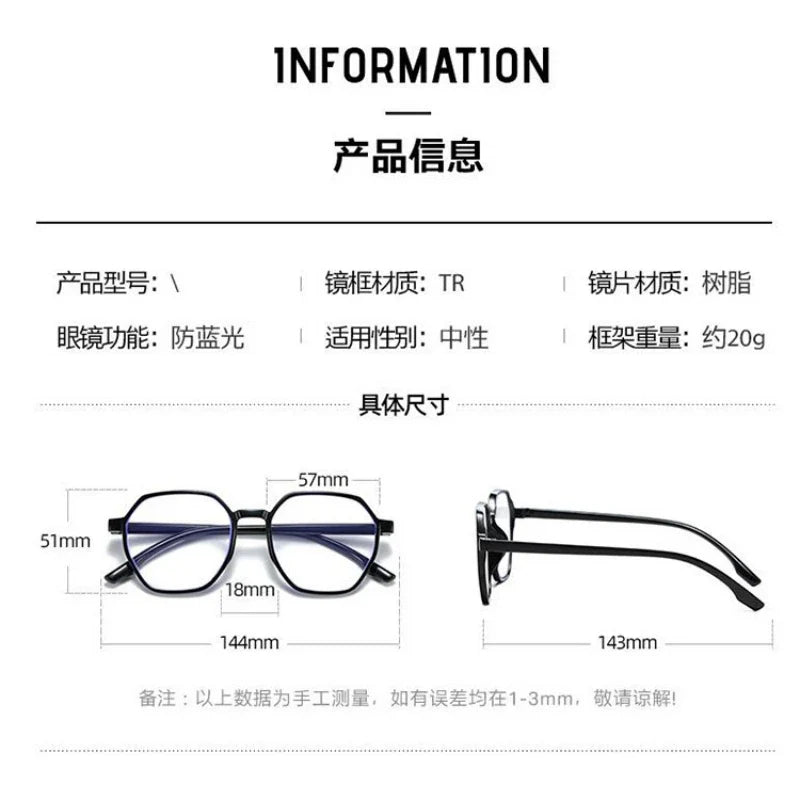 Femlion Blue Light Blocking Reading Glasses Diopter +1.0-4.0, High Definition Presbyopia Eye-wear