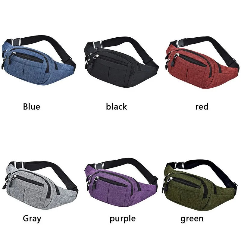 Femlion Waterproof Belt Pouch Fanny Pack for Men and Women optimal for Running and Work