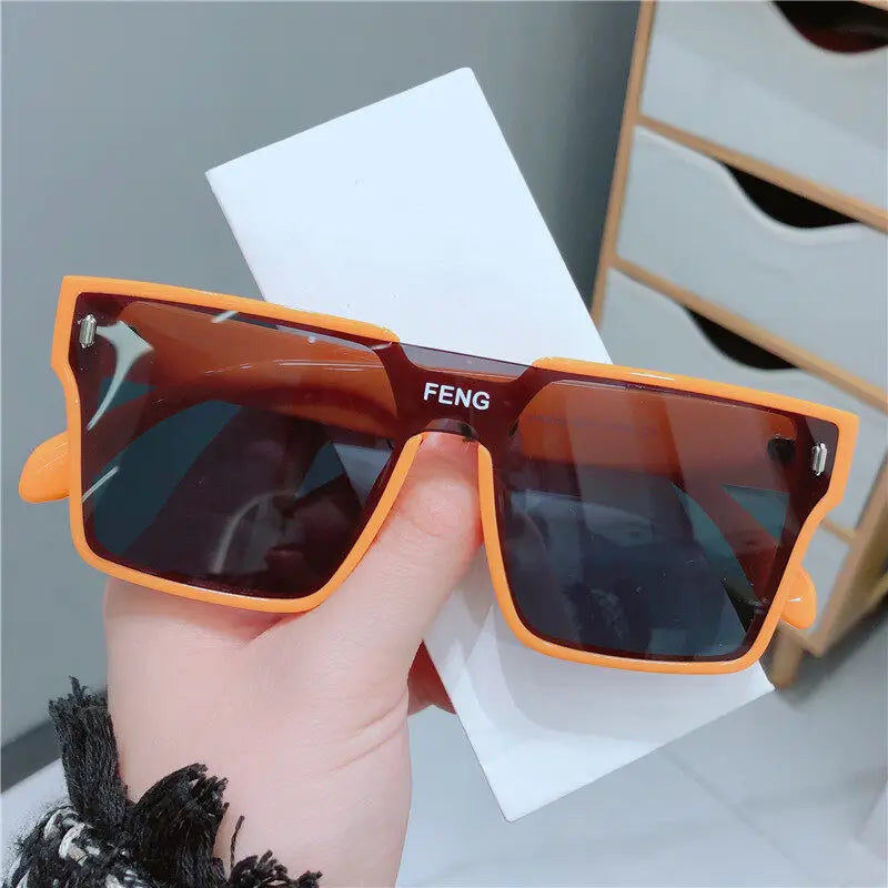 Femlion Square Frame UV400 Protection Sunglasses for Women