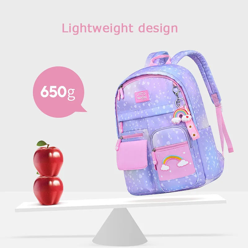 Femlion Kids School Backpacks for Boys and Girls, Waterproof Nylon School Bag