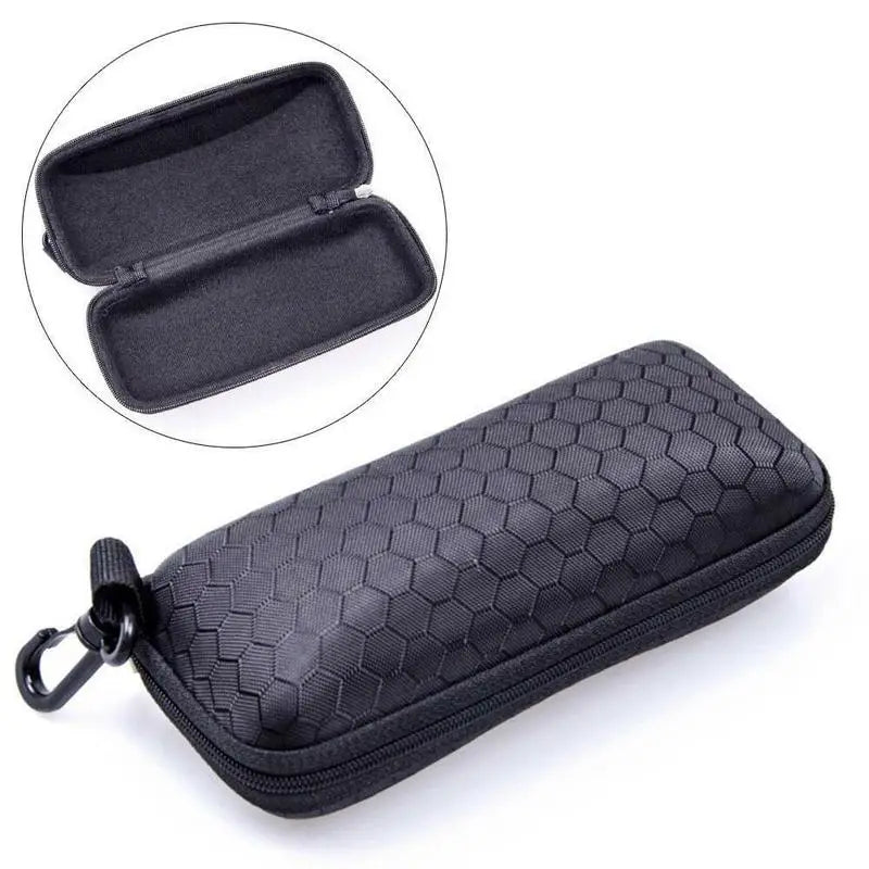 Femlion Eyewear Cases: Stylish Sunglasses Storage Box with Lanyard and Zipper