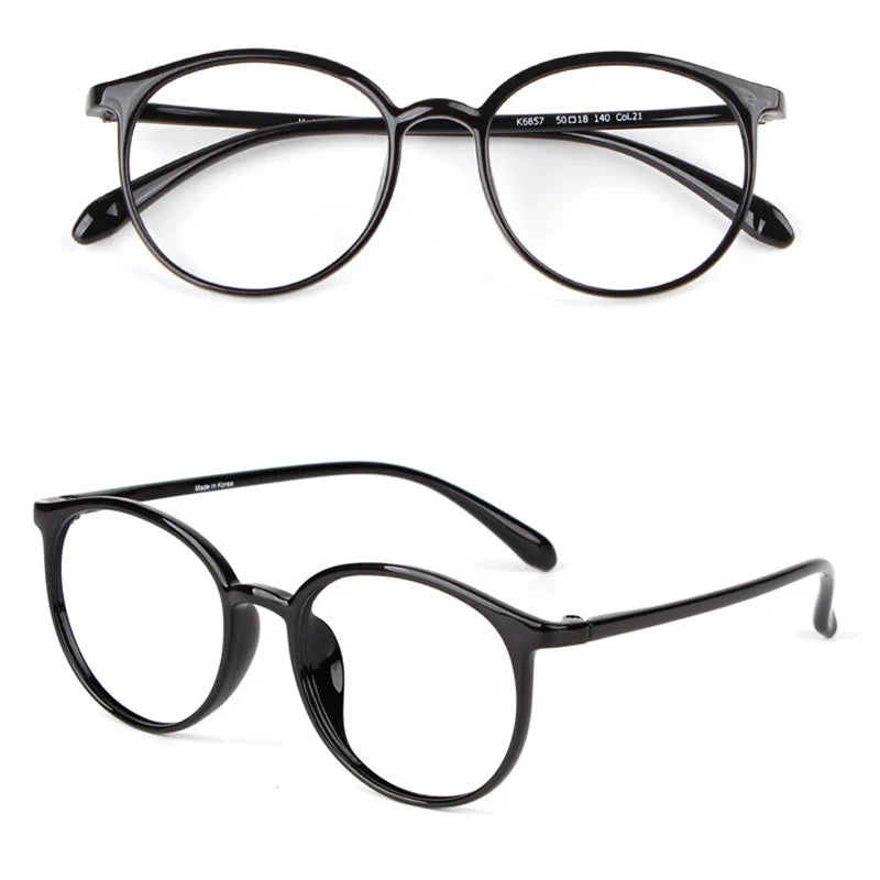 Femlion Ultralight Round Reading Glasses Anti Blue Light Diopter +1.0 to +4.0