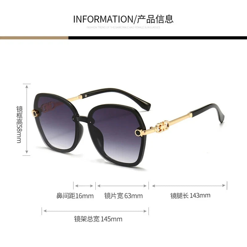 Femlion Round Cat Eye Sunglasses Gradient UV400 Protection Trendy Vintage Style