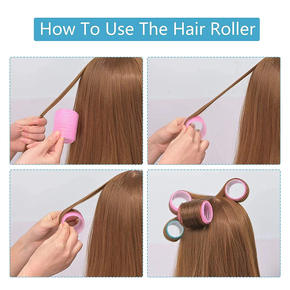 Femlion Self-Grip Hair Rollers for Heatless Hair Curling and Volume Boost