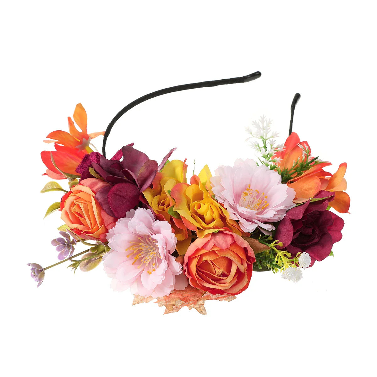 Bohemia Flower Hair Crown Headband by Femlion