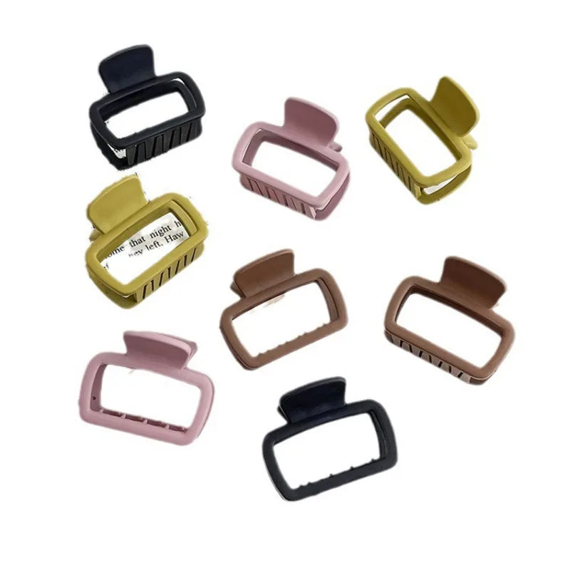 Femlion Matte Square Hair Claw Clips for Women - 5.2cm High Ponytail Clamp