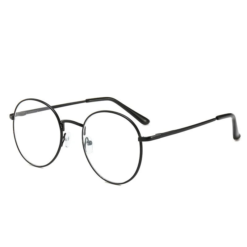 Femlion Metal Frame Myopia Glasses for Men and Women -1.0 to -6.0