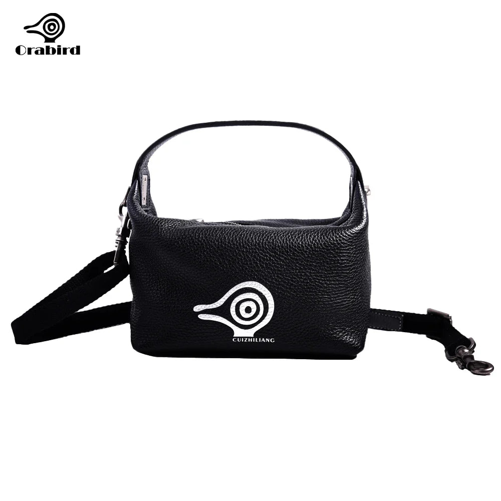 Femlion Soft Leather Mini Crossbody Handbag for Women - Stylish Small Bag