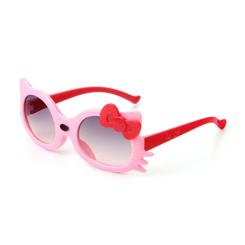 Femlion 2023 Round Cute Kids Sunglasses UV400 For Boy Girls Toddler