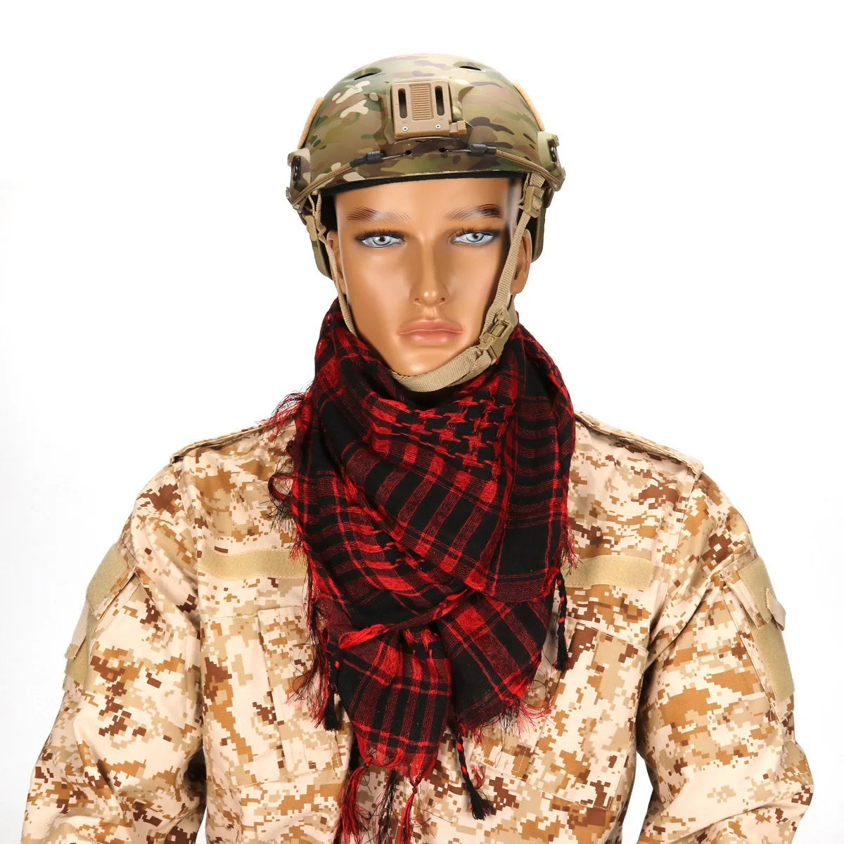 Femlion Tactical Desert Arab Scarf for Military, Hiking, and CS - Windproof Men and Women