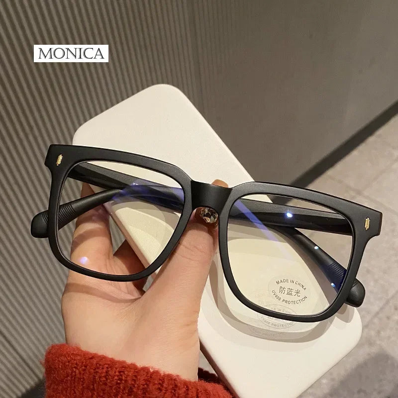 Femlion Oversized Blue Light Blocking Myopia Glasses Luxury Eyewear