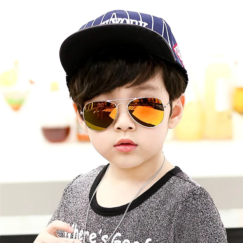 Femlion Kids Sunglasses UV400 Luxury Designer Shades Boys Girls Eyewear