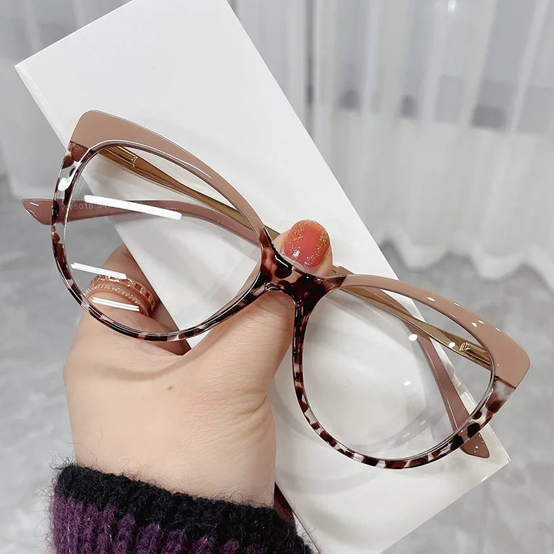 Femlion Cat Eye Optical Glasses Frames Clear Lens Vintage Eyeglasses Frame