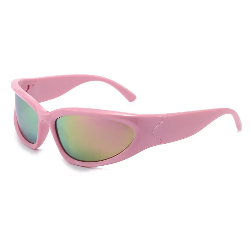 Femlion Punk Sunglasses for Cycling Sports Fishing Outdoors, UV Protection Eye Goggles