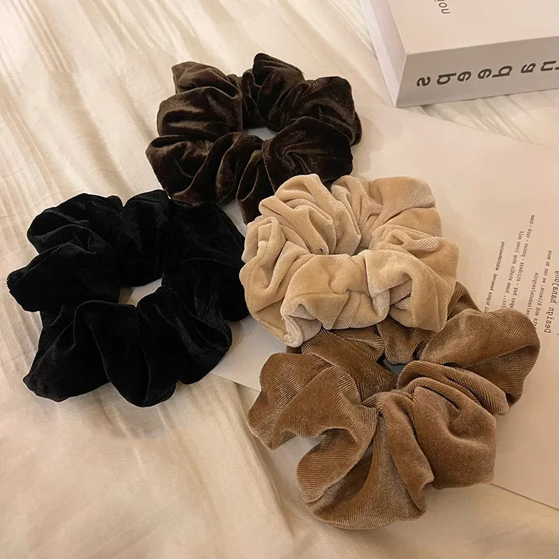 Femlion Velvet Hair Bands for Girls, Women - Elegant, Simple Hair Accessories