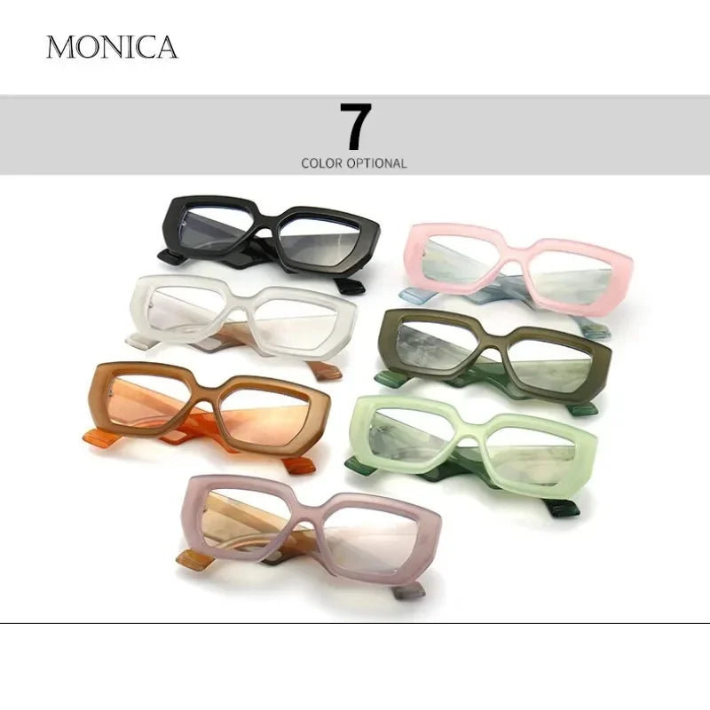 Femlion Green Fashion Frames Anti Blue Light Blocking Women Glasses