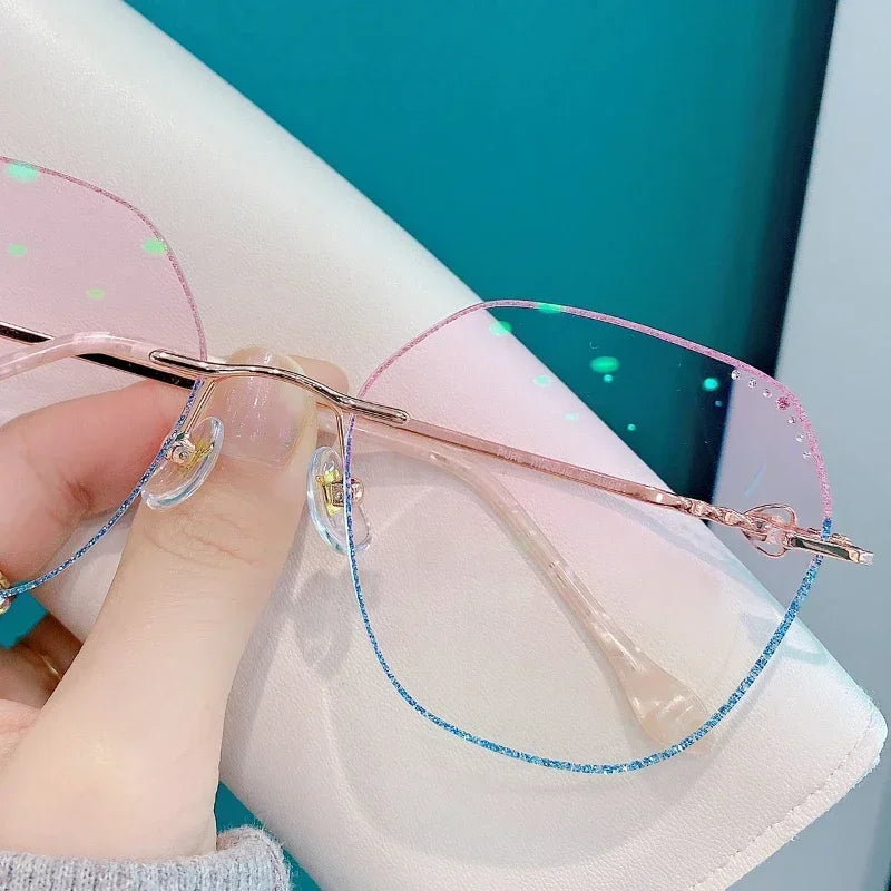 Femlion Hyperopia Glasses for Women - Ultra Light Computer Optical Customization