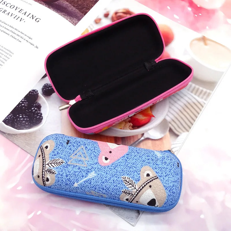 Femlion Sunglasses Case: Stylish EVA Protective Box with Zipper Closure