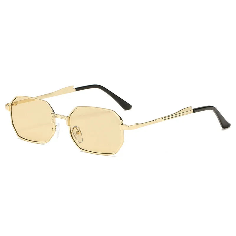 Femlion Rectangle Sunglasses Classic Luxury Brand UV400 Men Women Fashion Glasses