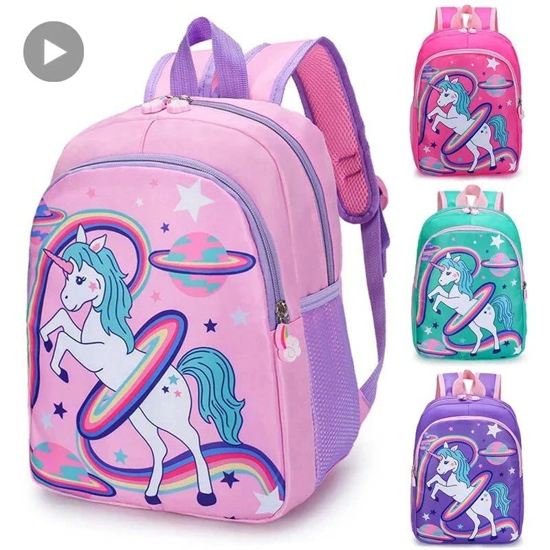 Femlion Kawaii Unicorn School Bag for Girls — Cute Backpack for Kids & Kindergarten