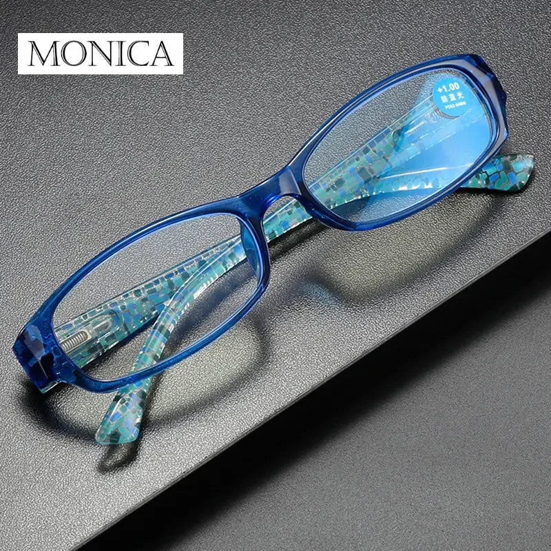 Femlion Clear Lens Anti Blue Light Reading Glasses Diopters +1.0 to +4.0