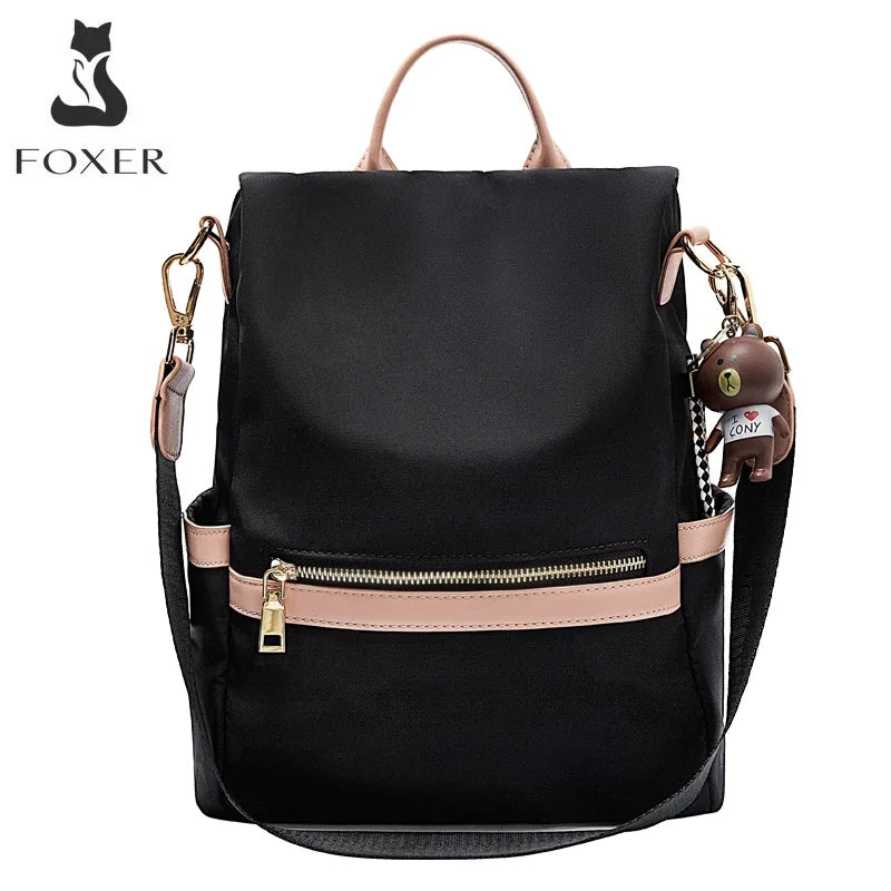 Femlion Chic Anti-Theft Laptop Backpack for Women - Stylish Campus Travel Shoulder Bag