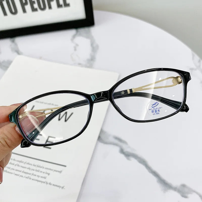 Femlion Transparent Frame Blue Light Blocking Reading Glasses