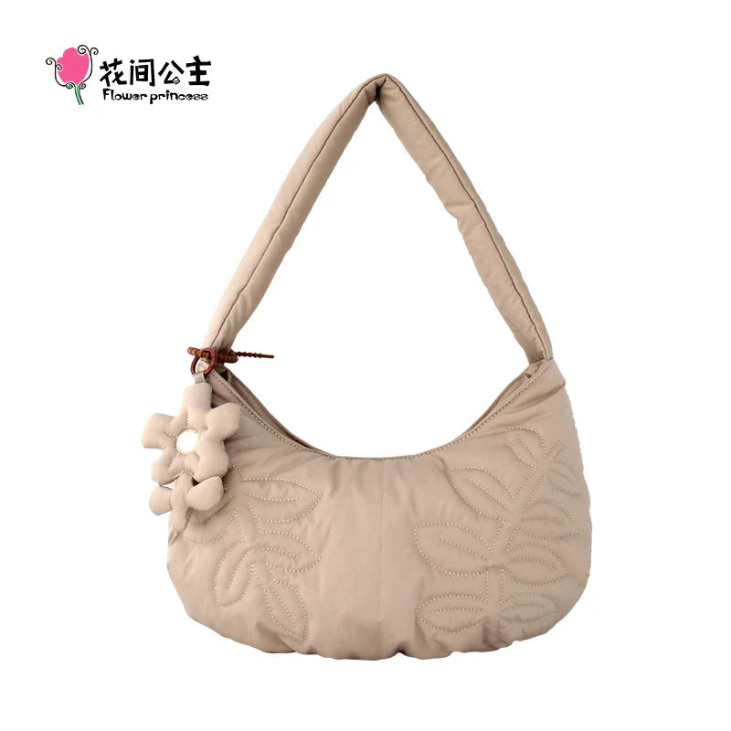 Femlion Quilted Underarm Handbag: 2024 Trend Small Bag for Women