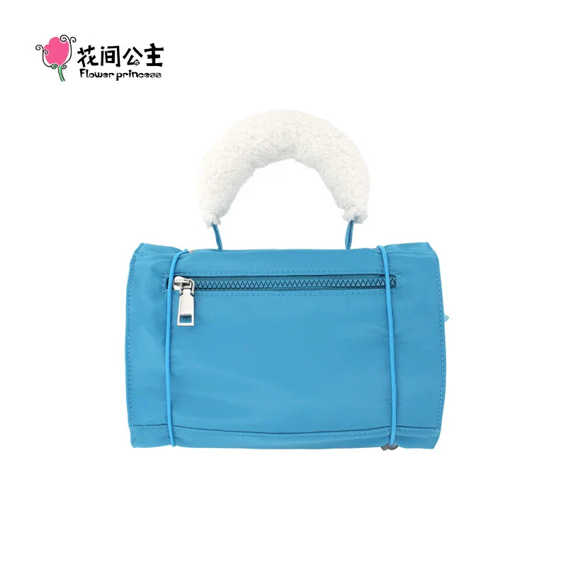 Femlion Flower Princess Women's Travel Makeup Storage Handbag Winter Fashion Bag