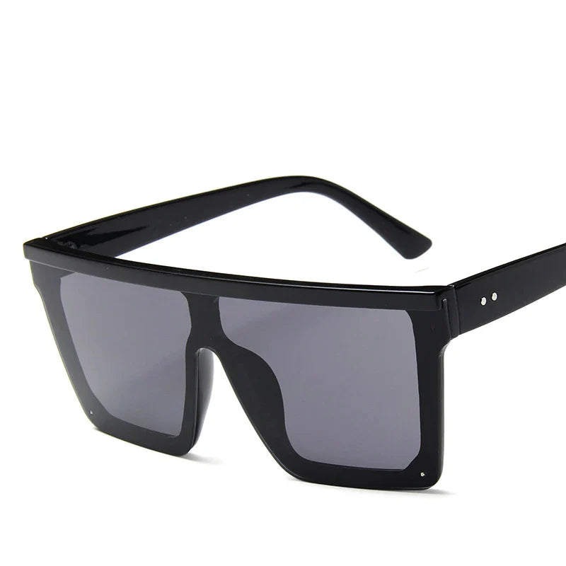 Femlion Retro Square Sunglasses UV400 Gradient Men Women One Piece