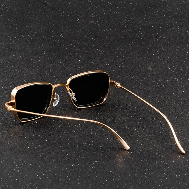 Femlion Vintage Steampunk Sunglasses Classic Retro Metal UV400 Sun Glasses