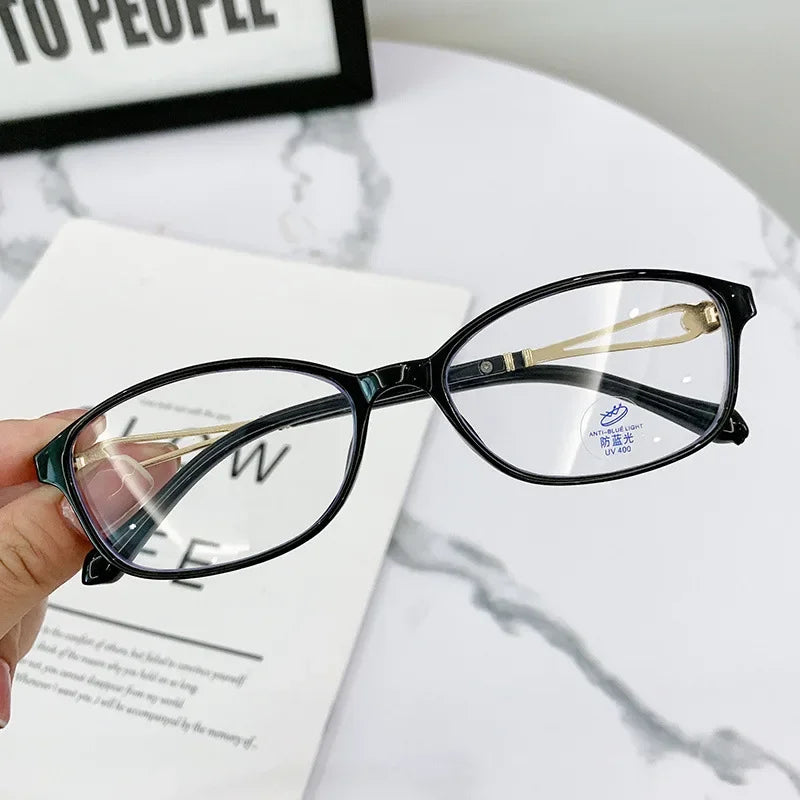 Femlion Transparent Frame Blue Light Blocking Reading Glasses for Men and Women